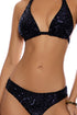 Luli Fama Chasing Stars Sequins Full Ruched Back Bottom